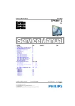 Предварительный просмотр 1 страницы Philips 39PFL4398T/60 Service Manual