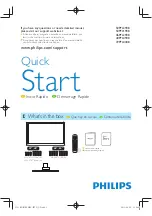 Philips 39PFL4408 Quick Start Manual preview