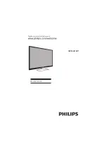 Preview for 1 page of Philips 39PFL6470/V7 User Manual