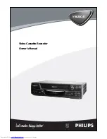 Предварительный просмотр 1 страницы Philips 4-HEAD HI-FI VCR VR620CAT Owner'S Manual