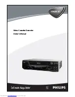 Philips 4-HEAD VIDEO CASSETTE RECORDER VR420CAT - Hook Up Guide Owner'S Manual preview