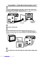 Предварительный просмотр 7 страницы Philips 4-HEAD VIDEO CASSETTE RECORDER VR420CAT - Hook Up Guide Owner'S Manual