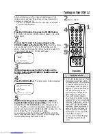 Предварительный просмотр 11 страницы Philips 4-HEAD VIDEO CASSETTE RECORDER VR420CAT - Hook Up Guide Owner'S Manual