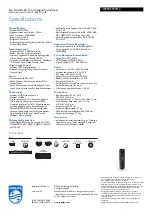 Preview for 3 page of Philips 40PFK5109 Specifications