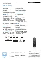 Предварительный просмотр 3 страницы Philips 40PFL3018H/12 Brochure & Specs