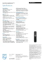 Preview for 3 page of Philips 40PFL3208T Specifications