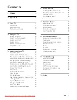 Preview for 4 page of Philips 40PFL3606D User Manual