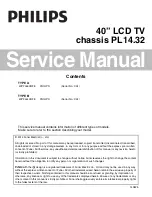 Philips 40PFL4409/F8 Service Manual preview