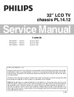 Preview for 1 page of Philips 40PFL4609 Service Manual