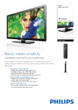 Philips 40PFL4707 Brochure & Specs preview