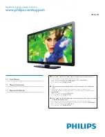 Philips 40PFL4707 User Manual preview