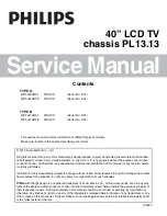 Philips 40PFL4708/F7 Service Manual preview