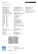 Предварительный просмотр 3 страницы Philips 40PFL4708 Specifications