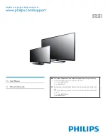 Philips 40PFL4709C User Manual preview