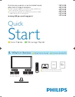 Preview for 1 page of Philips 40PFL4908 Quick Start Manual