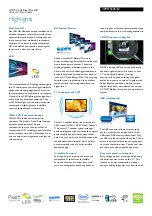 Preview for 2 page of Philips 40PFL5605 Specifications