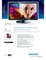 Philips 40PFL5605H Brochure preview