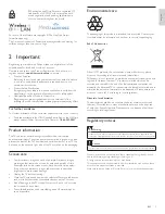 Preview for 6 page of Philips 40PFL5705DV User Manual