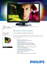 Philips 40PFL6605 Brochure & Specs preview