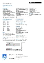 Preview for 3 page of Philips 40PFL6605D Specifications