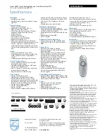 Предварительный просмотр 3 страницы Philips 40PFL8606T Specifications