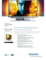 Preview for 1 page of Philips 40PFL9715K Specifications