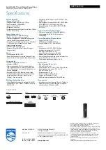 Preview for 3 page of Philips 40PFT4319 Specifications