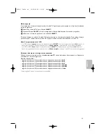 Preview for 227 page of Philips 42-LCD FLAT HDTV PIXEL PLUS 2 HD 42PF9830A - Hook Up Guide User Manual