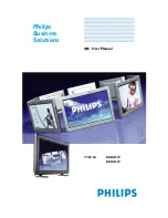 Philips 42-WXGA PLASMA MONITOR BDH4223V-27B User Manual preview