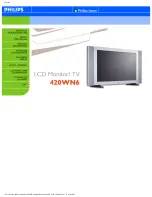 Philips 420WN6 Manual preview