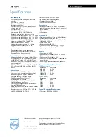 Preview for 3 page of Philips 420WN6QS Specifications