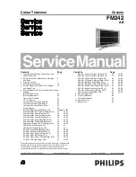 Preview for 1 page of Philips 42FD9953 Service Manual