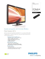 Philips 42HFL3233D Brochure preview