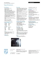 Preview for 3 page of Philips 42HFL5682L Specifications