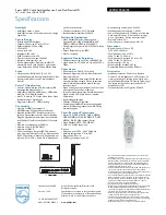 Preview for 3 page of Philips 42PDL7906K Specifications