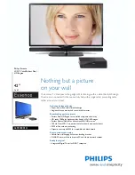 Предварительный просмотр 1 страницы Philips 42PES0001D Specifications