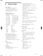 Preview for 46 page of Philips 42PES0001D User Manual