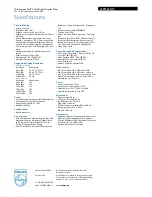 Preview for 3 page of Philips 42PF5620 Specifications