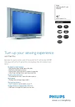 Preview for 1 page of Philips 42PF7520Z Specifications