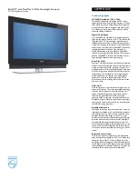 Preview for 3 page of Philips 42PF9731D/37 Specifications