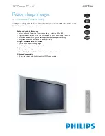 Preview for 1 page of Philips 42PF9946/98 Specifications