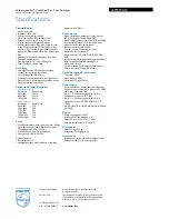 Preview for 3 page of Philips 42PF9976 Specifications