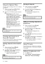 Preview for 14 page of Philips 42PFD5519/30 User Manual