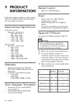 Preview for 26 page of Philips 42PFD5519/30 User Manual