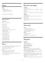 Preview for 58 page of Philips 42PFG5909 User Manual