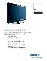 Preview for 1 page of Philips 42PFL3603D Manual