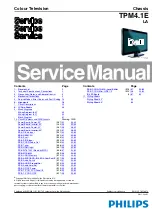 Philips 42PFL3605/12 Service Manual preview