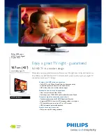 Philips 42PFL3606H Brochure preview