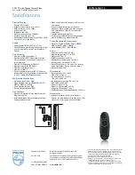 Предварительный просмотр 3 страницы Philips 42PFL3606H Brochure