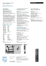 Preview for 3 page of Philips 42PFL3704/12 Specifications